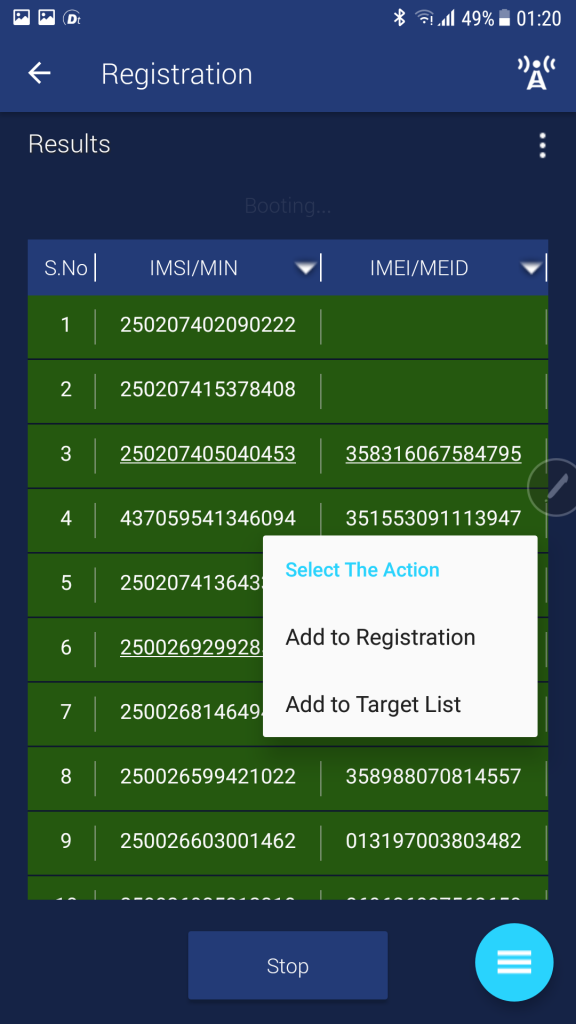 IMSI CATCHER Application - Discovery Telecom